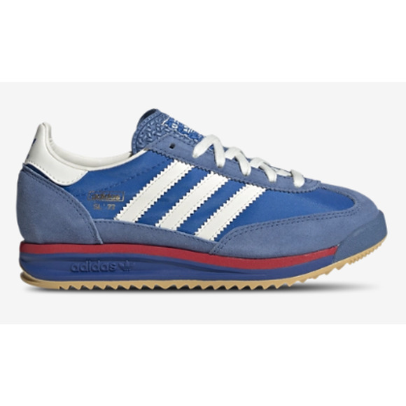 NEW Adidas SL 72 RS EL C - Kids Size 3, Blue w/White Stripes, New in Box - Picture 2 of 4